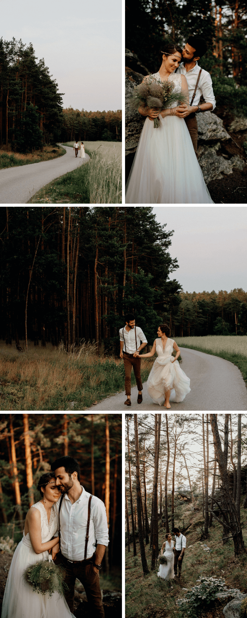 Waldhochzeit, Boho Hochzeit, Hochzeit im Wald