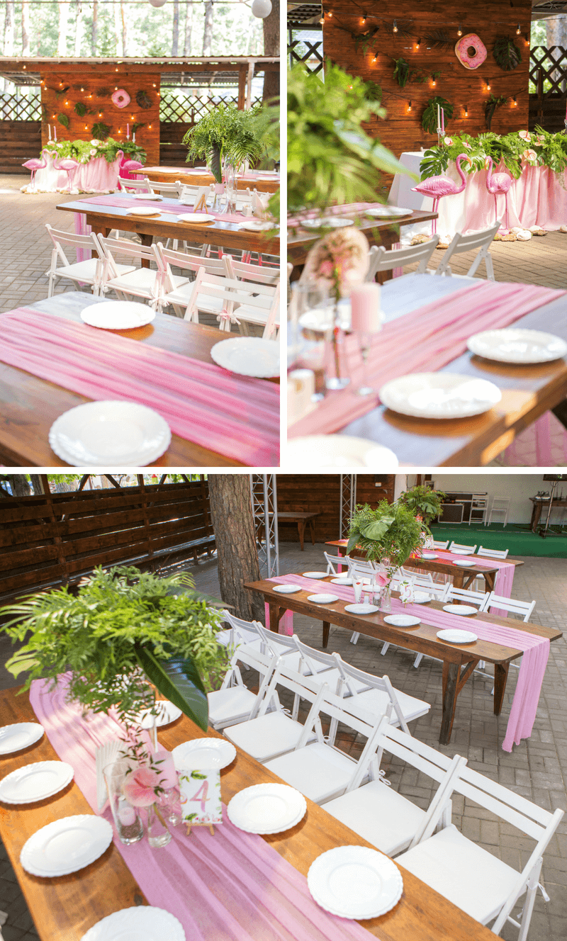 tropische Sommerhochzeit, Sommerhochzeit Motto, Hochzeit Flamingos, Flamingo Hochzeit, Hochzeit tropical
