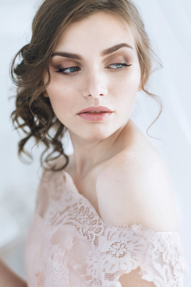 Brautstyling, Braut-Make-up, Braut Makeup, Make-up Ideen Hochzeit 