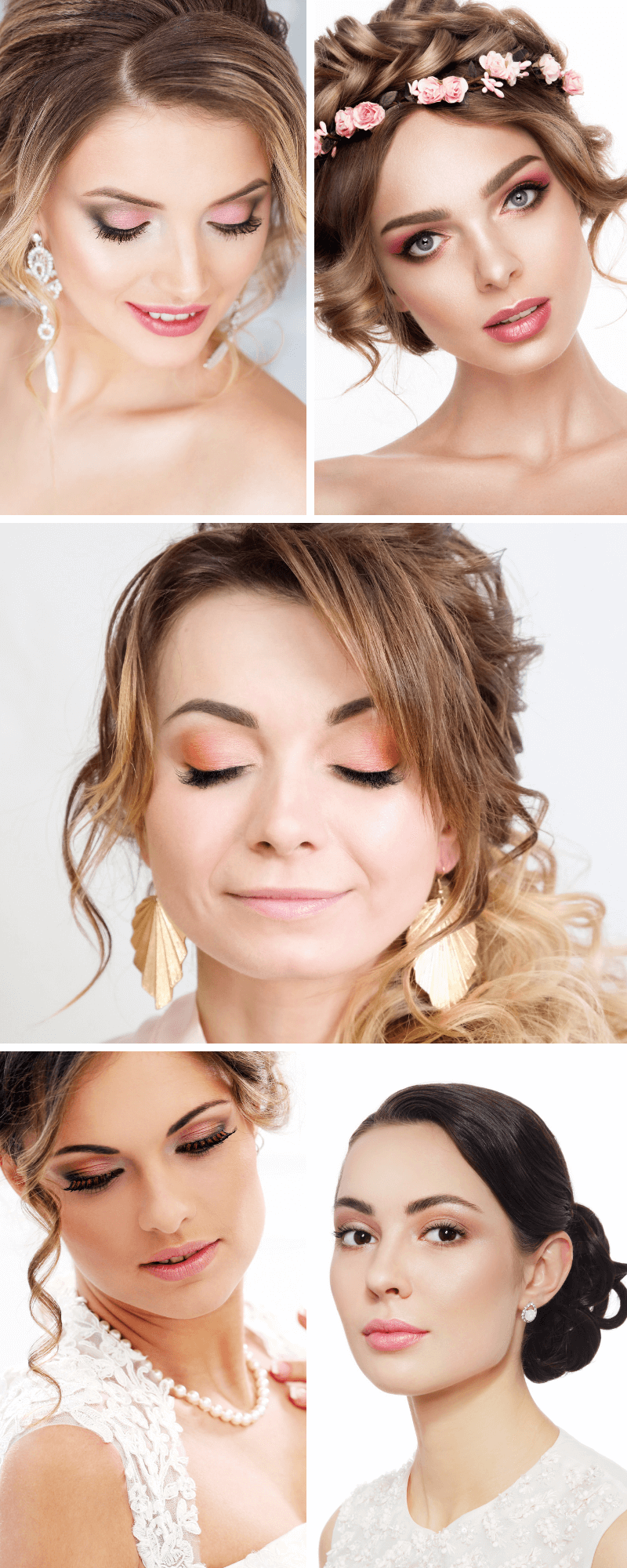 Brautstyling, Braut-Make-up, Braut Makeup, Make-up Ideen Hochzeit 