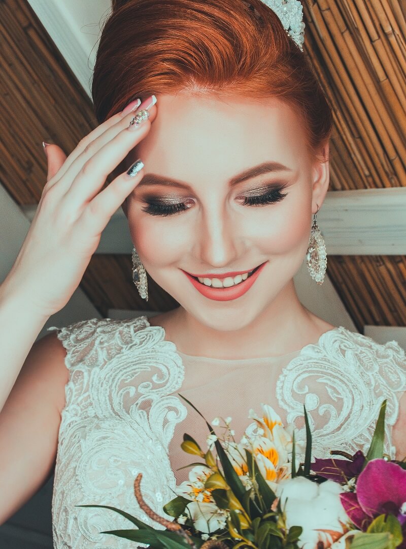 Brautstyling, Braut-Make-up, Braut Makeup, Make-up Ideen Hochzeit 