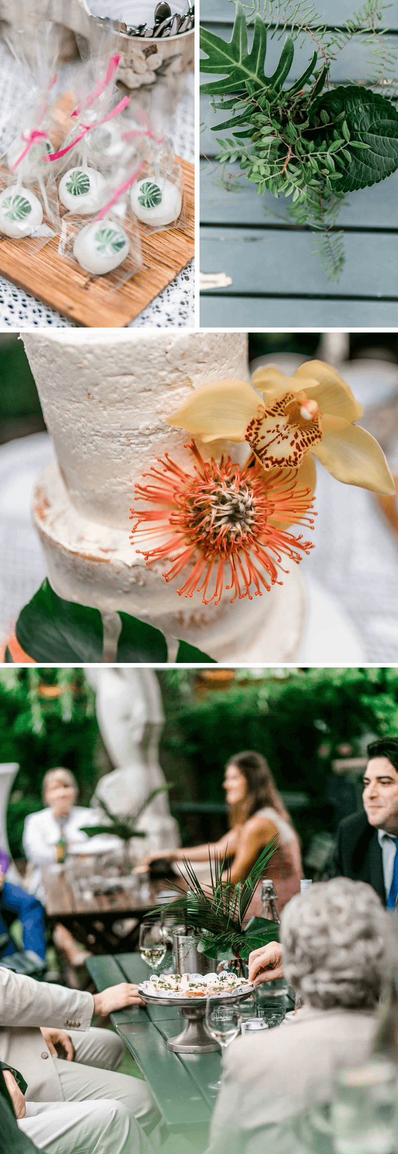 Tiki Hochzeit bunt, Hochzeit exotisch, Hochzeit tropisch, Sommerhochzeit, Hochzeitsfarben