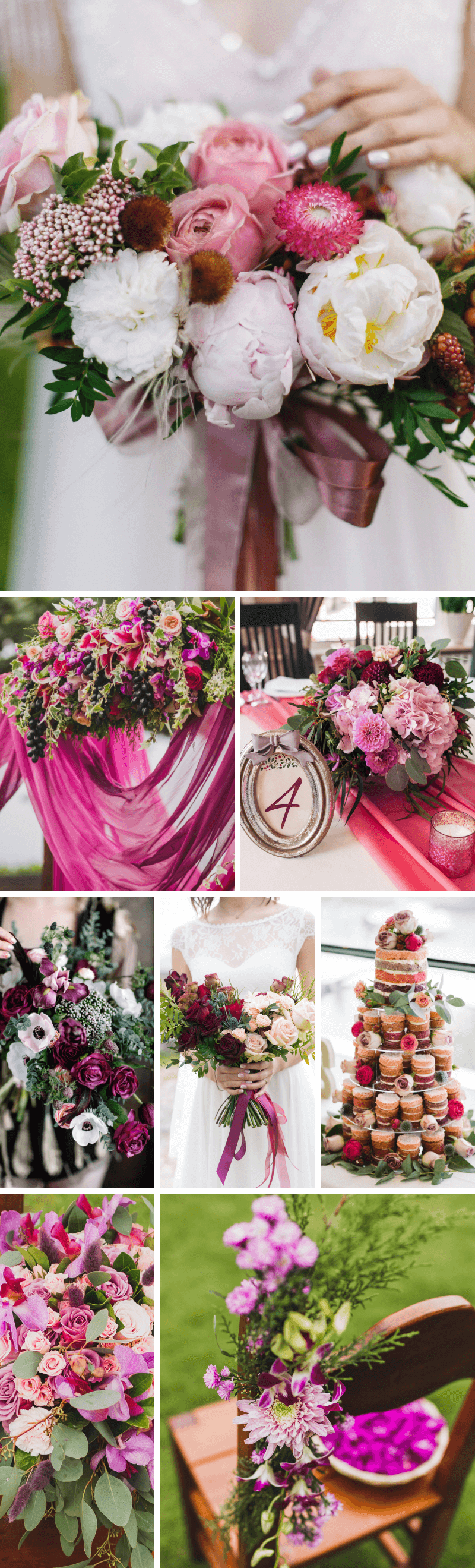 Hochzeitsfarben Trends, Hochzeit Farben, Hochzeitsinspirationen Farbpaletten, Hochzeitstrends
