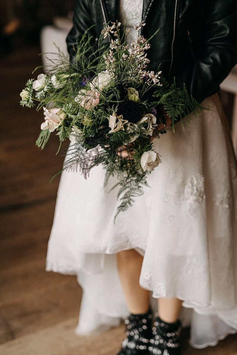 Authentische Rocker Hochzeit In Schwarz Weiss Hochzeitskiste