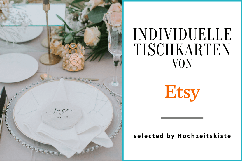 Etsy Tischkarten Ideen Hochzeit