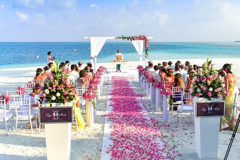 Hochzeit am Strand