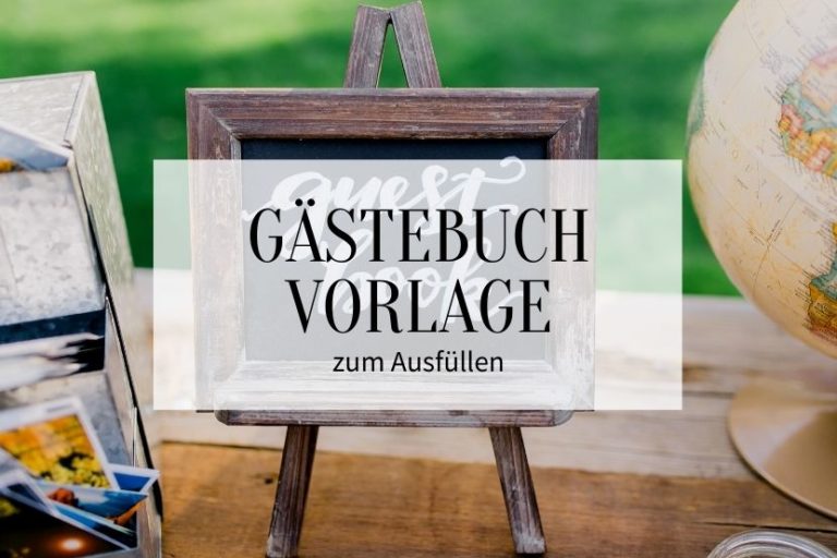 Tolle GästebuchVorlage zum Ausfüllen Gratis Download Hochzeitskiste