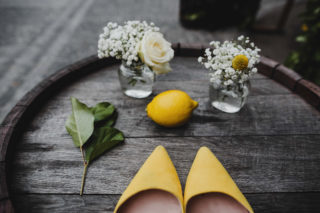 Hochzeit in Gelb, Hochzeitsdeko gelb, Hochzeitsblumen gelb