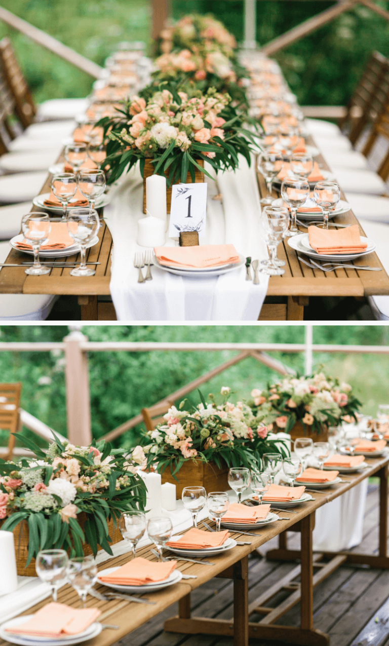 30 strahlende Inspirationen für eine Hochzeit in Apricot - Hochzeitskiste