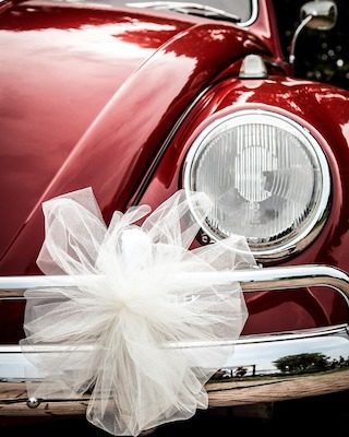Autoschleifen Hochzeit
