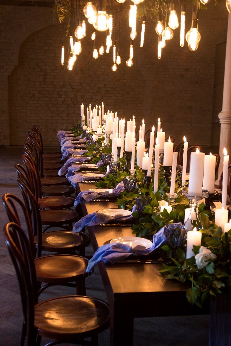 Tischdeko Hochzeit Kerzen