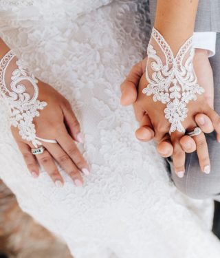 Braut Accessoires Handschuhe