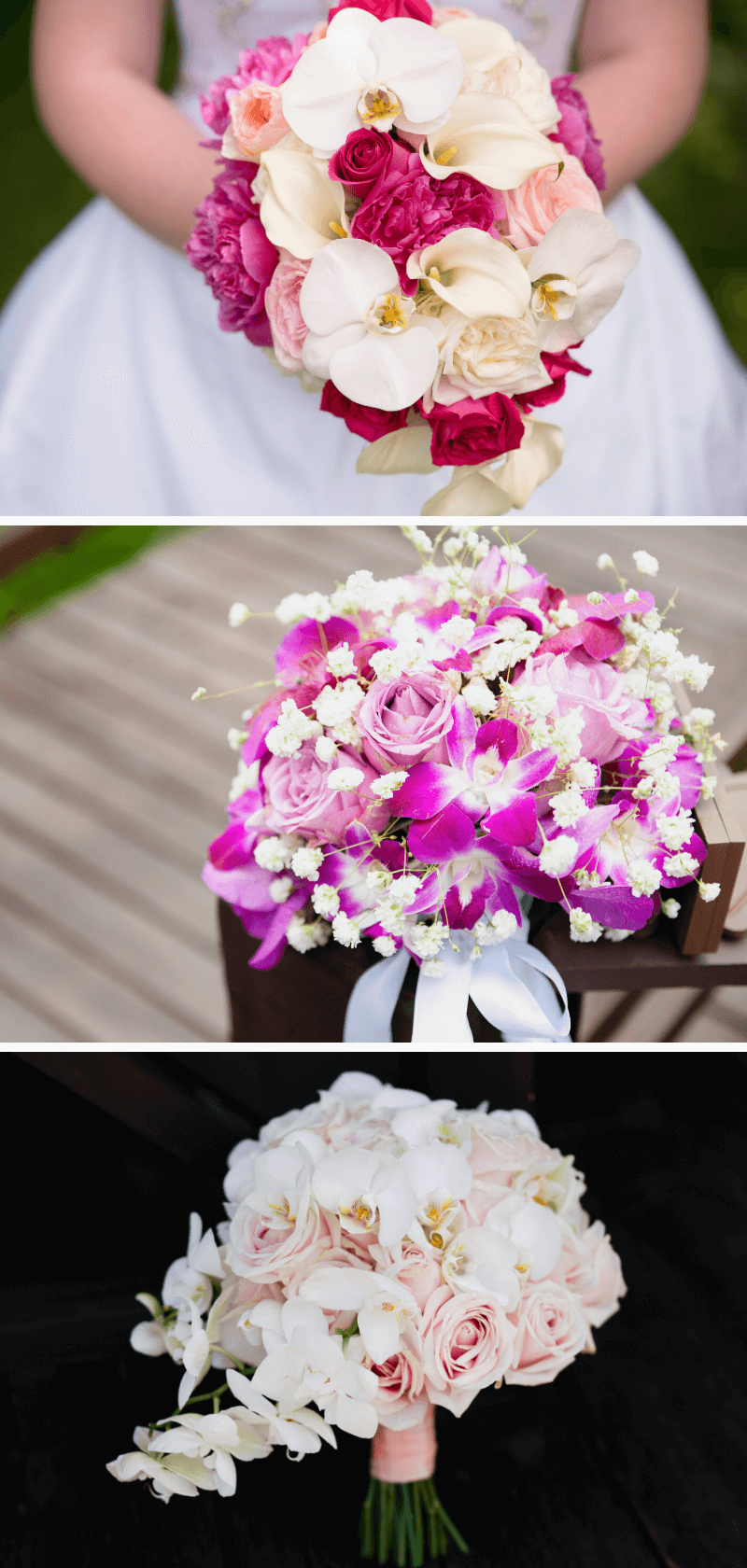Orchideen Brautstrauß