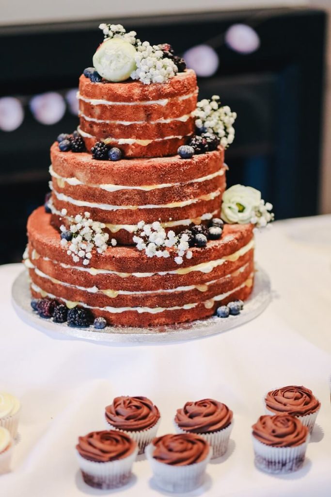 Naked Cake Hochzeit Ideen