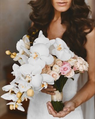 Hochzeit mit Orchideen
