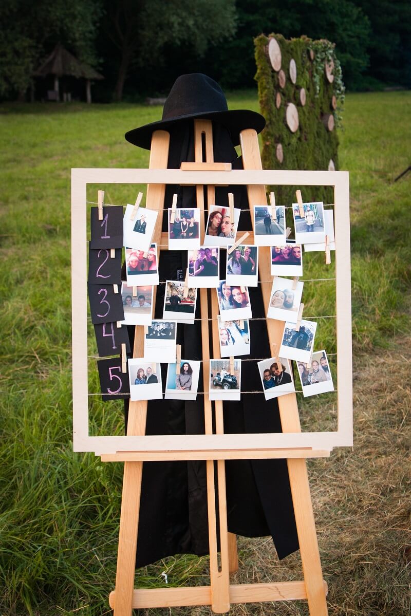 Hochzeit Dekoideen mit Fotos, Sitzplan Hochzeit originell