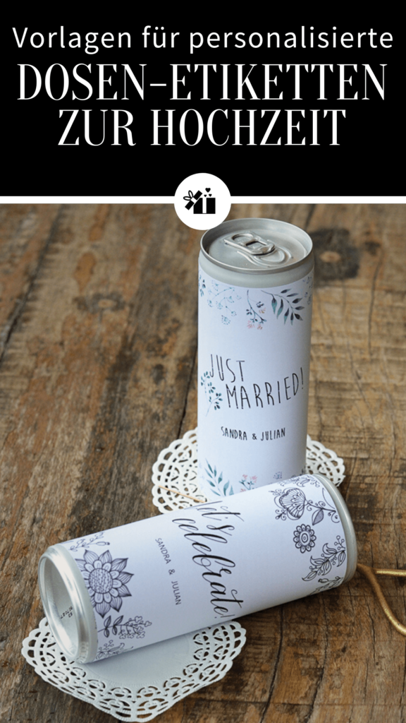 Vorlagen für personalisierte zur Hochzeit Hochzeitskiste