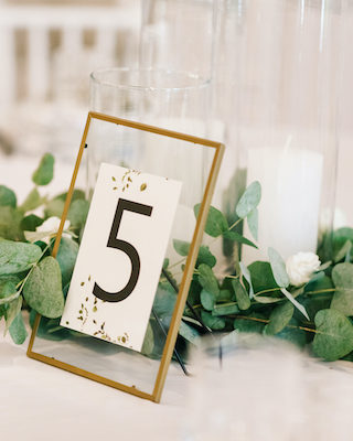 Tischnummern Hochzeit