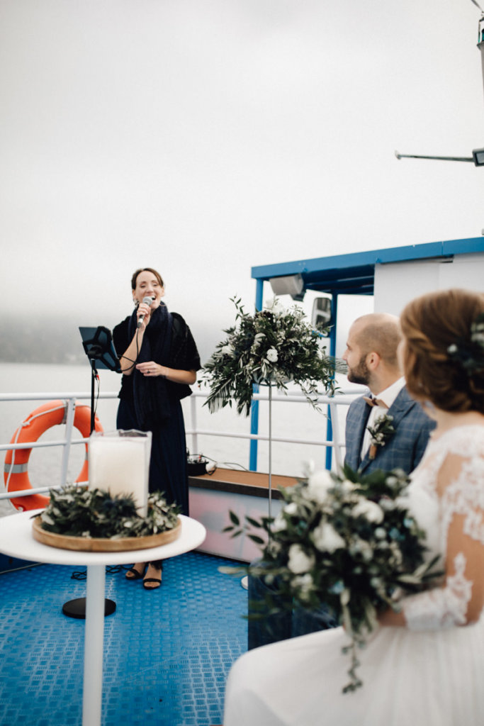 Hochzeit auf einem Schiff - Traurede