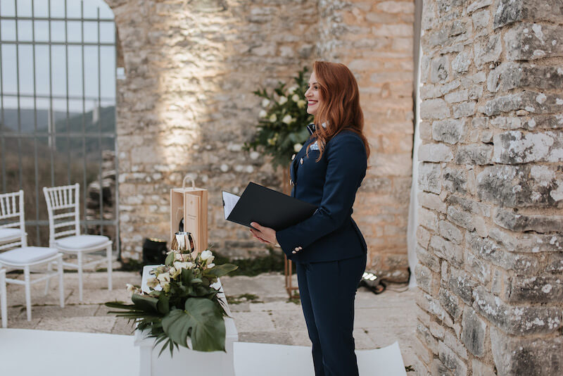 Elopement Wedding in Kroatien - Trauung