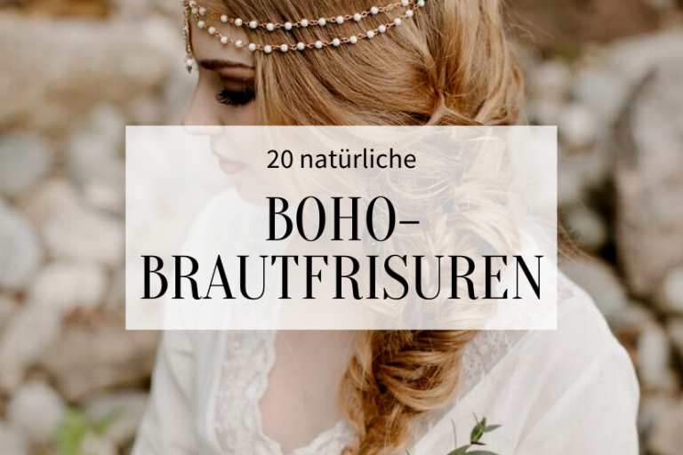 20 natürliche Boho Brautfrisuren - Hochzeitskiste 20 natürliche Boho Brautfrisuren - Hochzeitskiste