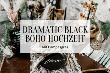 Dramatic Black Boho Hochzeit_Titelbild