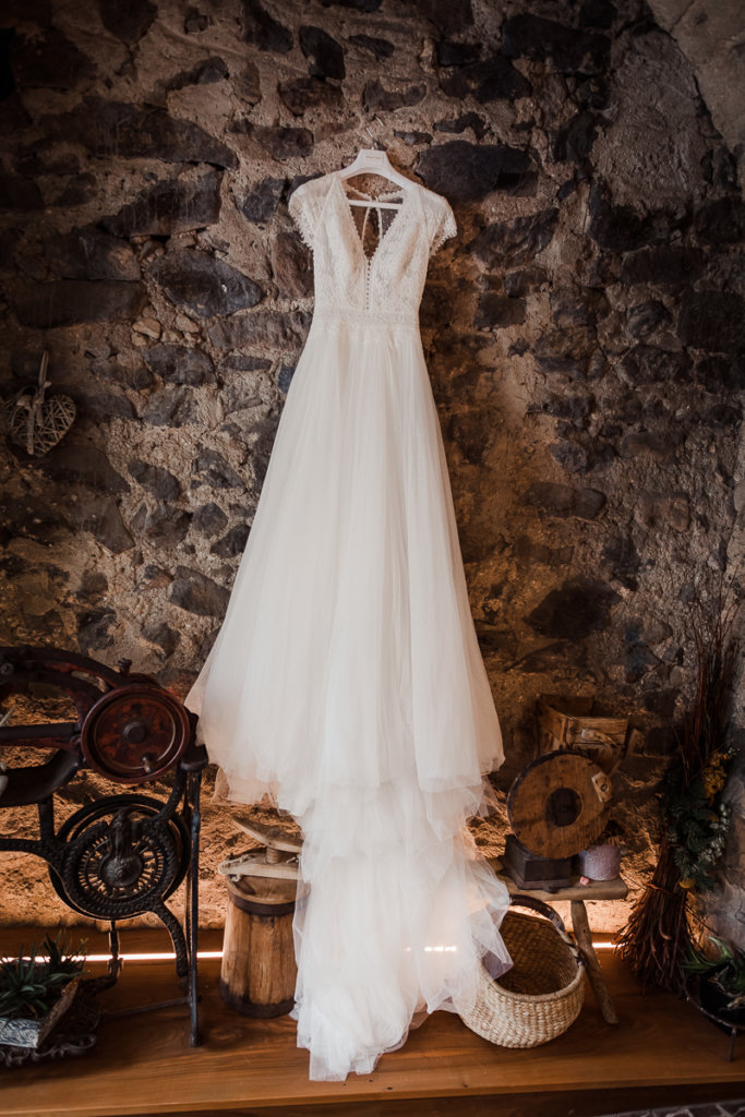 Ländlich-elegantes Brautkleid