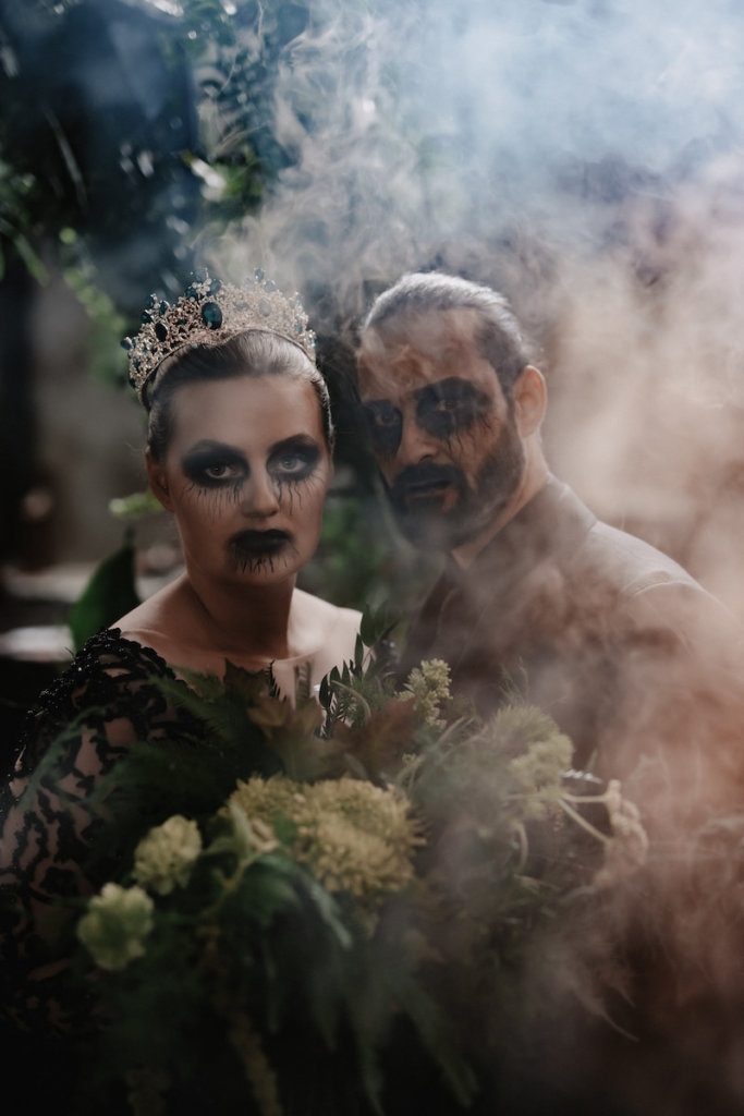 Gothic Hochzeit mit Halloween-Touch