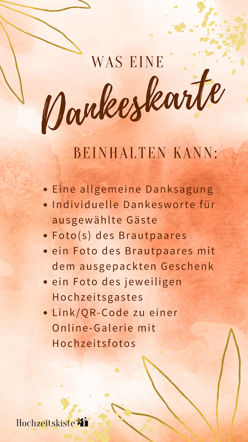 Dankeskarten zur Hochzeit Die 6 wichtigsten Fragen Hochzeitskiste