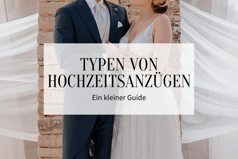 4 Typen von Hochzeitsanzügen_Titelbild