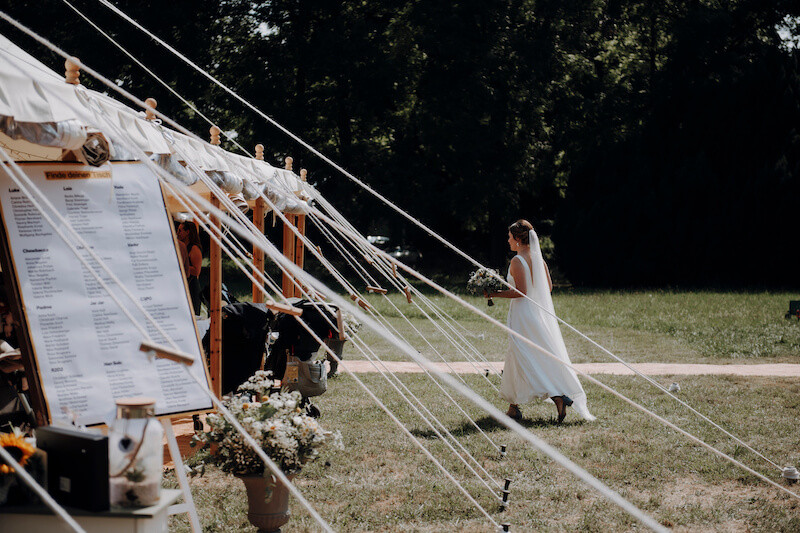 Festival-Hochzeit mit Festzelt