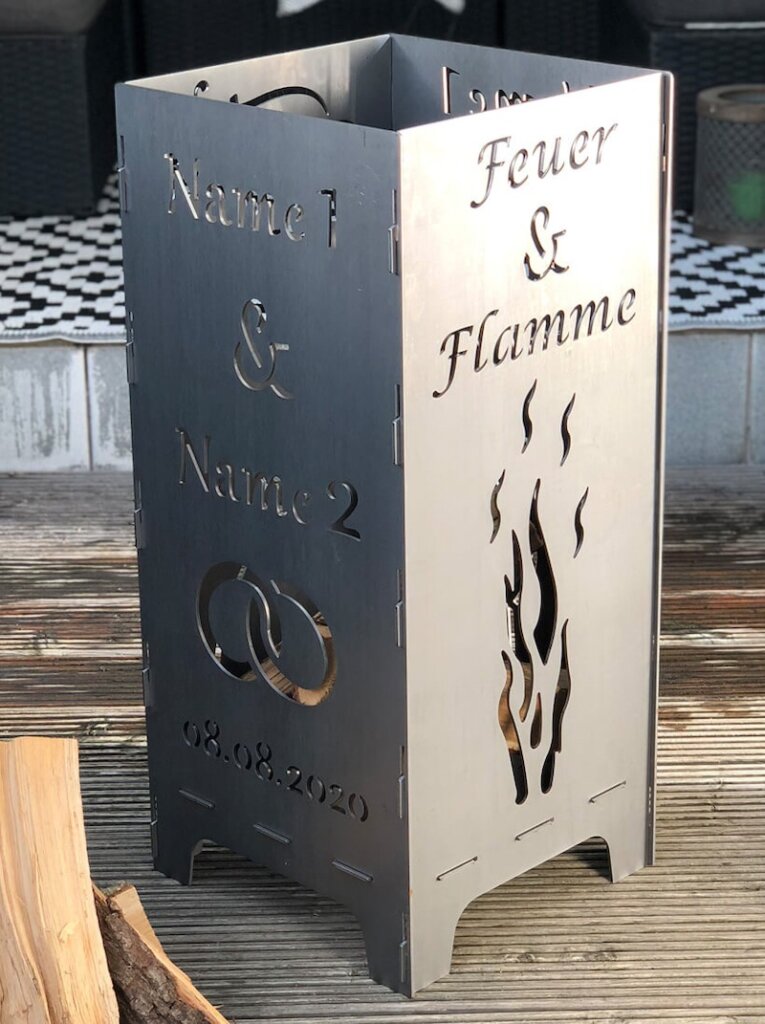 Hochzeitstonne Feuer und Flamme