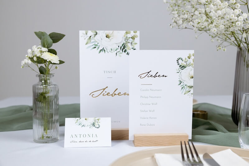 Personalisierbare Hochzeitskaten