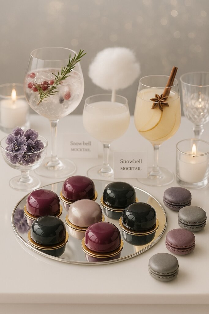 Purple und Schwarz als elegante Winterhochzeitfarben