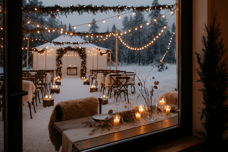 Hochzeitsbudget schonen mit Winterhochzeit
