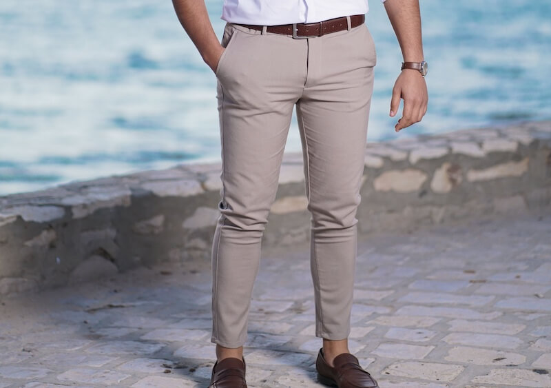 Beige Hochzeitsanzughosen Tipps